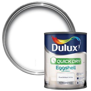 Dulux Retail QD Eggshell Pure Brilliant White 750ml