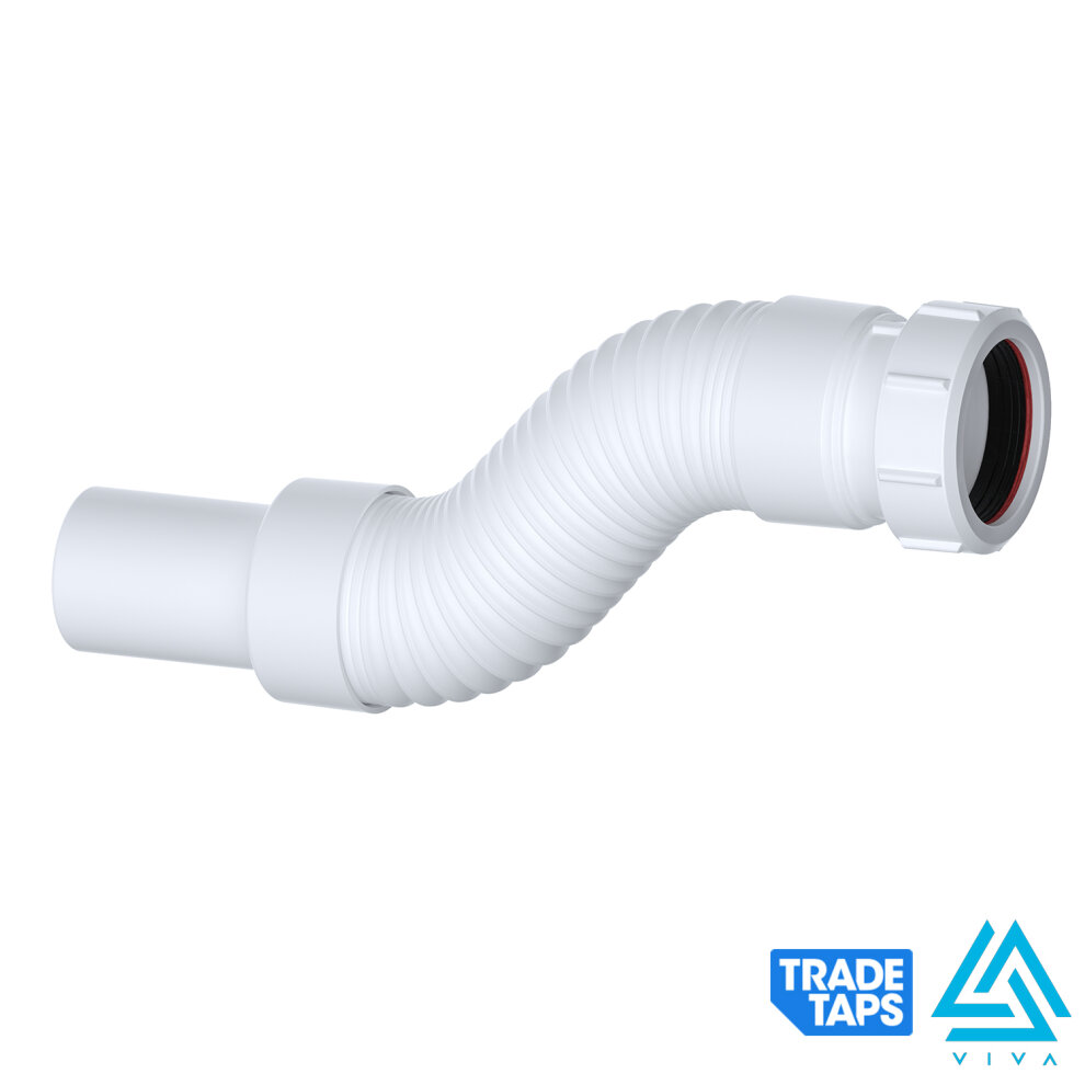 Viva 1 1/2" Flexible Fitting Compression x Plain Spigot