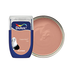 Dulux Walls and Ceilings Matt Paint Copper Blush 30ml Sample