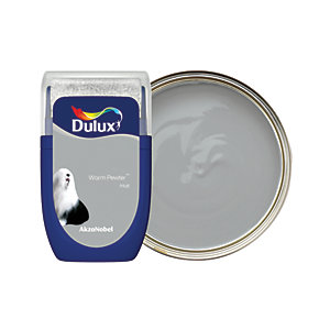 [5267861] Dulux Walls and Ceilings Matt Paint Warm Pewter 30ml Sample