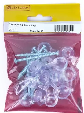 [GI76P] Centurion PVC Roofing Screw (10 Pack)