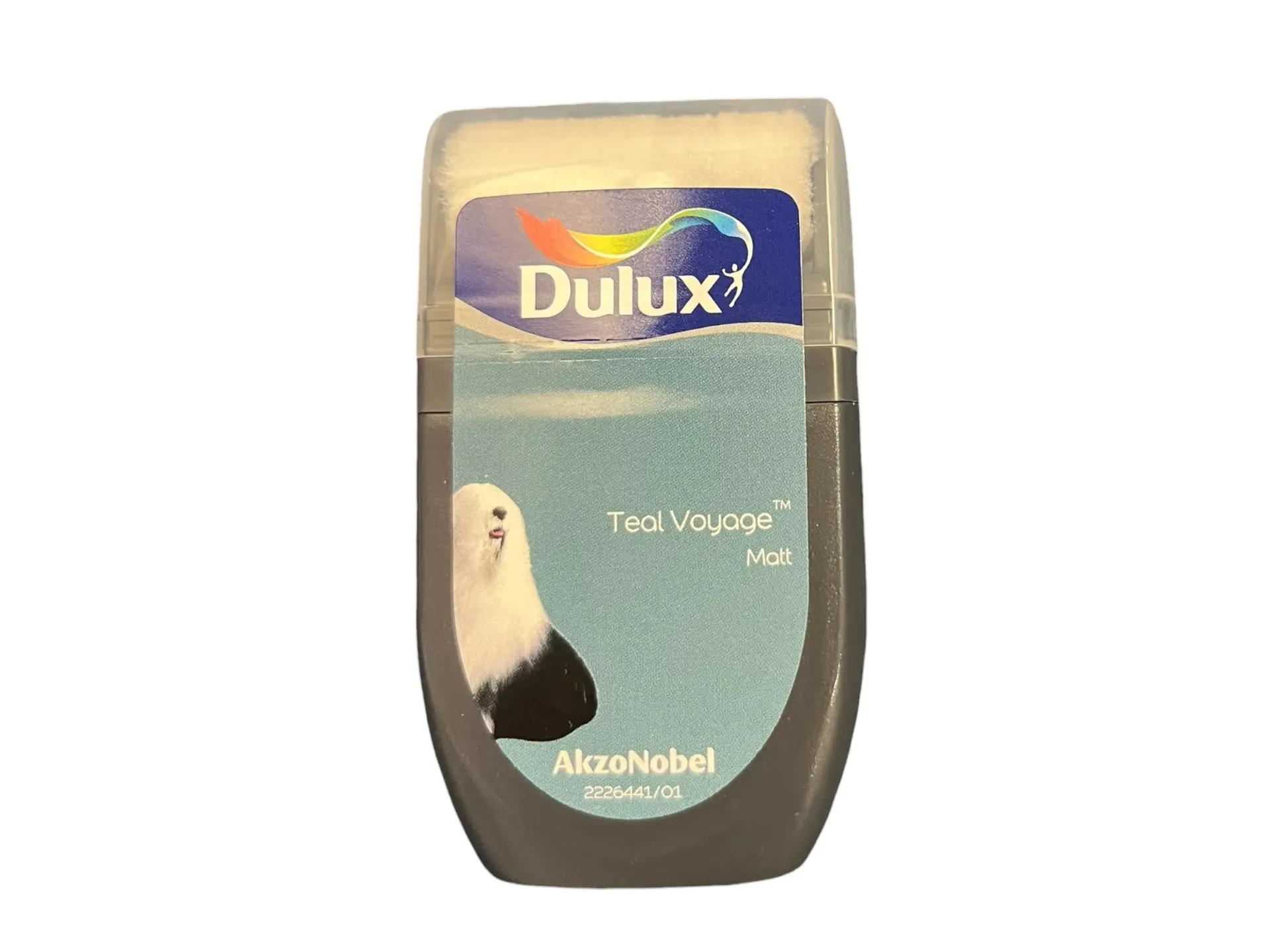 Dulux Walls and Ceilings Matt Paint Teal Voyage 30ml Sample