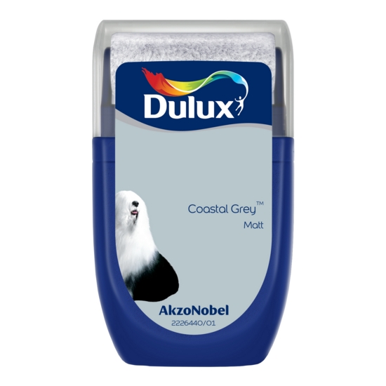 [102935] Dulux Walls and Ceilings Matt Paint Coastal Grey 30ml Sample