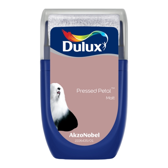 [102939] Dulux Walls and Ceilings Matt Paint Pressed Petal 30ml Sample