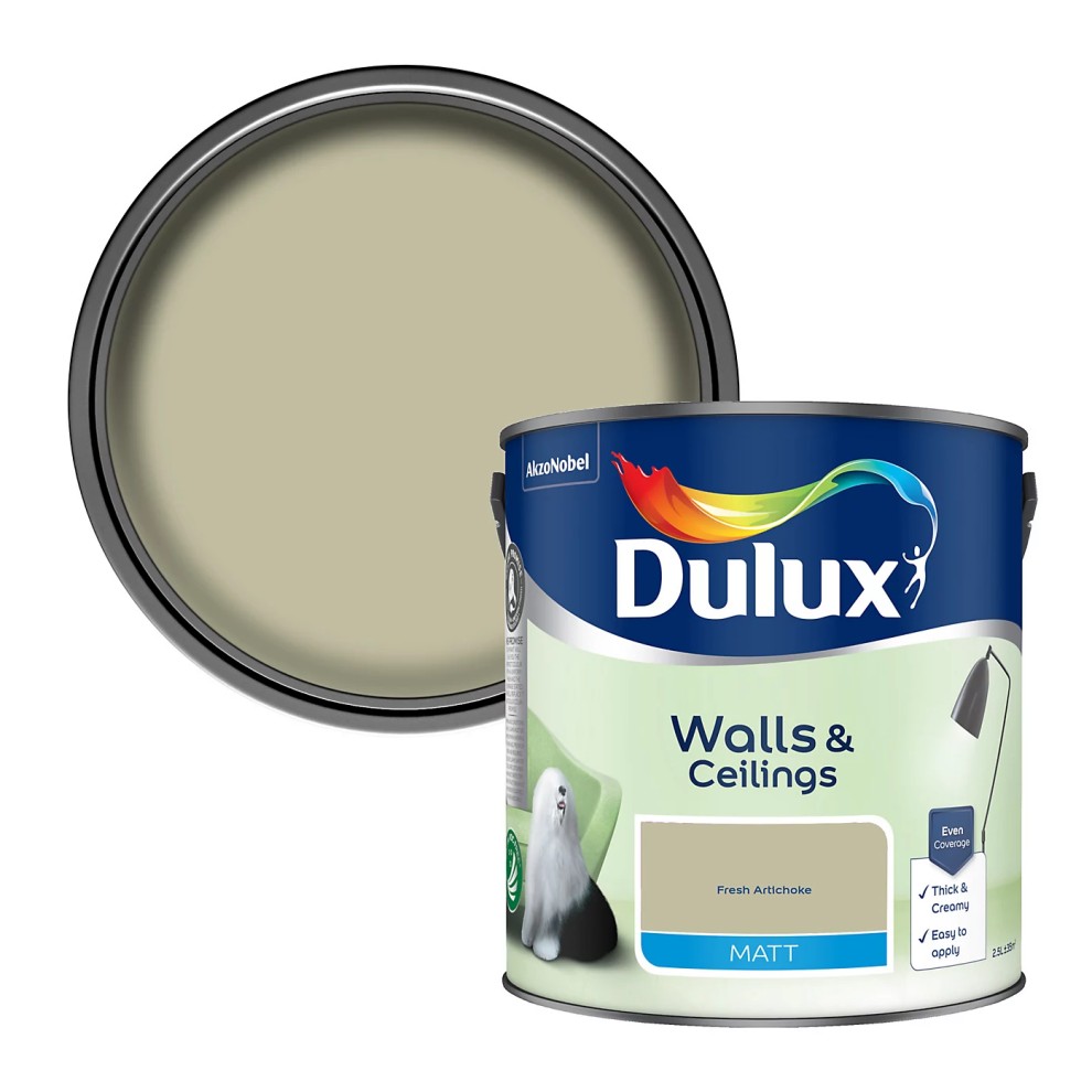 [102903] Dulux Retail Vinyl Matt Fresh Artichoke 2.5L