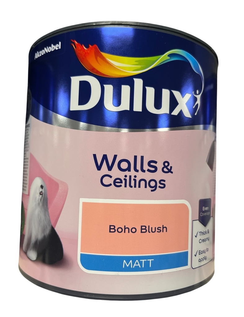 [102900] Dulux Retail Vinyl Matt Boho Blush 2.5L