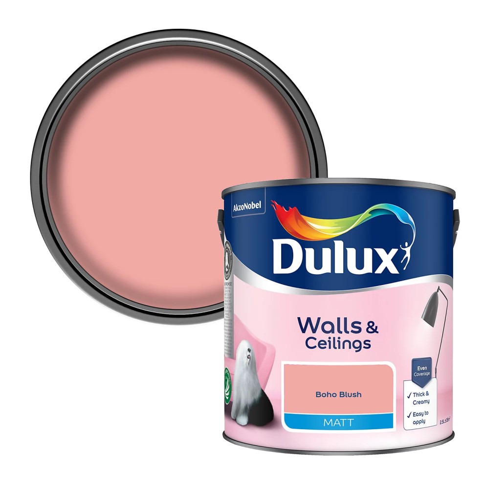 [102900] Dulux Retail Vinyl Matt Boho Blush 2.5L