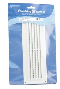 Centurion Plastic Louvre Vent - White - 229 x 76mm