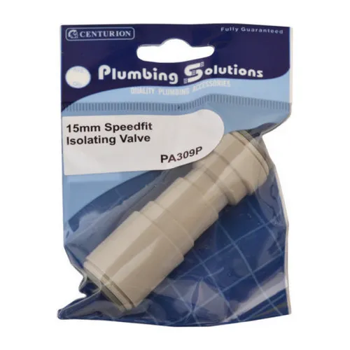 Centurion Speedfit - 15mm Isolating Valve