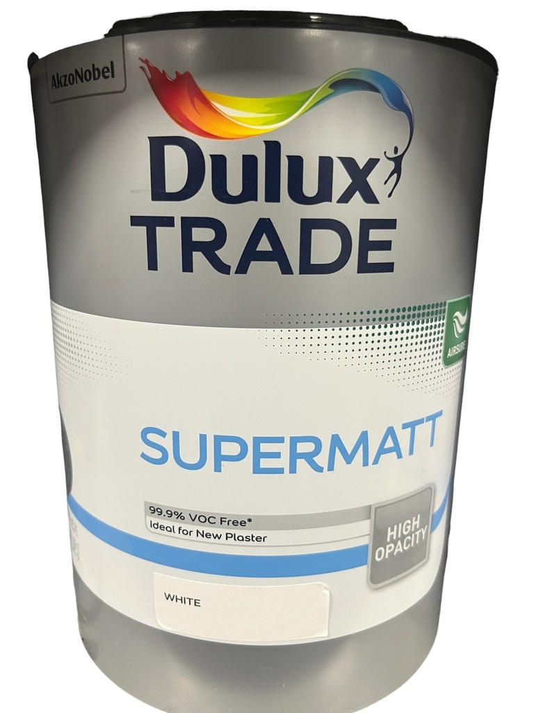 Dulux Trade Supermatt White 5L