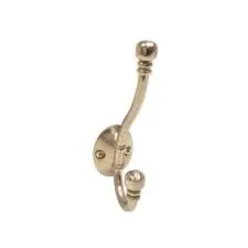 Centurion 130mm Premium Ball End Hat & Coat Hook - Antique Silver (Qty 1)