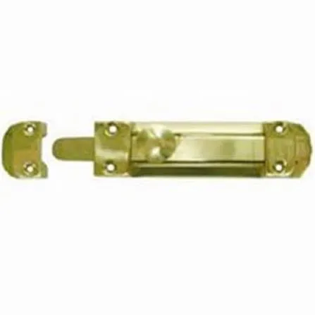 Centurion 150mm (6") Flat Sliding Bolt (Polished Brass)