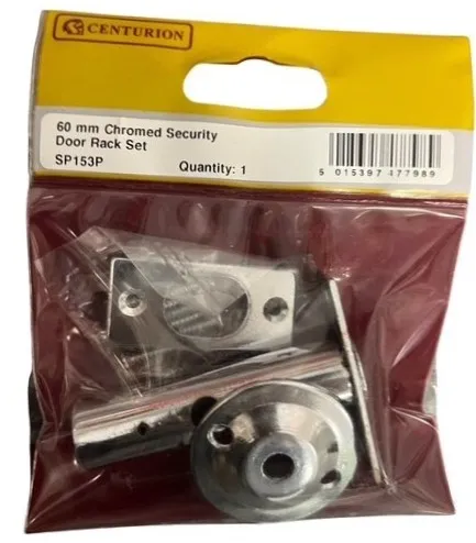 [SP153P] Centurion Security Rack Bolts, Door Bolt - 60mm (Chromed)