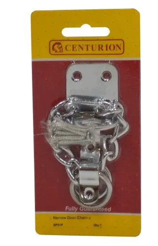 Centurion 40mm Narrow Door Chain (Chrome Plated)