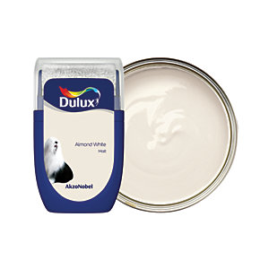 [5267673] Dulux Walls and Ceilings Matt Paint Almond White 30ml Sample