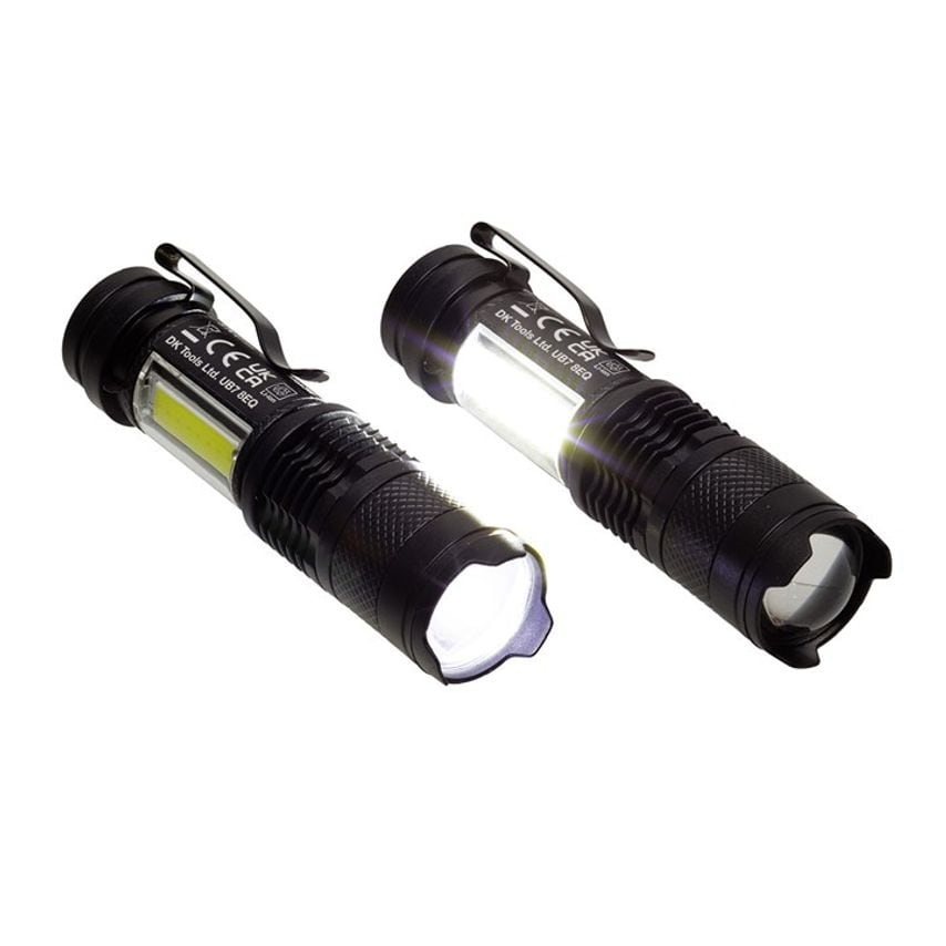 [S1661] Amtech 2 Piece Rechargeable Torch Set