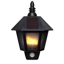 Amtech Flicker Effect Solar Motion Sensor Wall Light