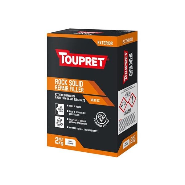 Toupret Rock Solid Repair Filler 2kg