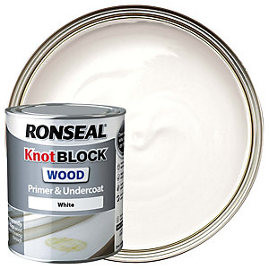 Ronseal Knot Block Primer & Undercoat White 750ml