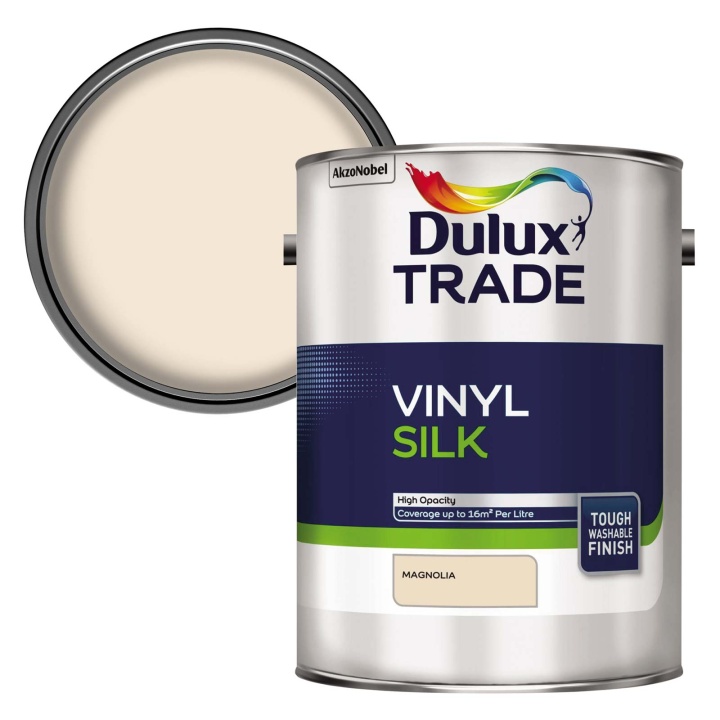 Dulux Trade Vinyl Silk Magnolia 5L