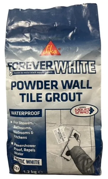 Everbuild Forever White Powder Wall Grout 1.2kg