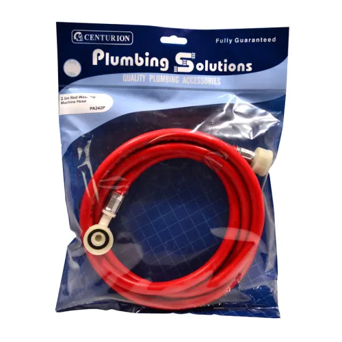 Centurion 2.5m Red Washing Machine Hose