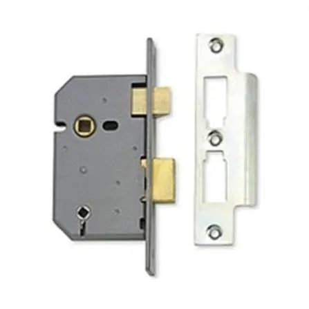 [SP219P] Centurion  63mm (2 1/2”) Np Mortice Bathroom Lock