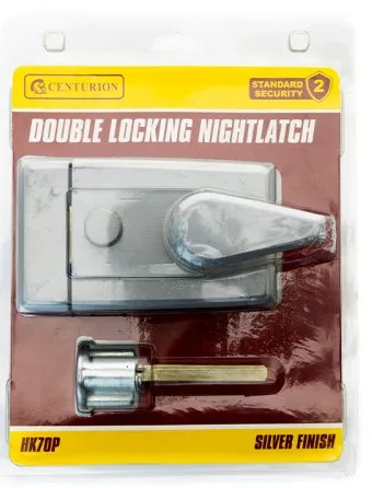 Centurion Double Locking Night Latch - Standard 60mm