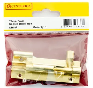 Centurion Wide Necked Barrel Bolt 75mm x 25mm