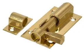 [DB17P] Cen 50mm x 25mm (1”) Polished Brass Straight Barrel Bolt