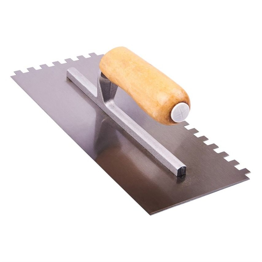 [G1610] Amtech 280mm (11") Notched Float Trowel with Wooden Handle