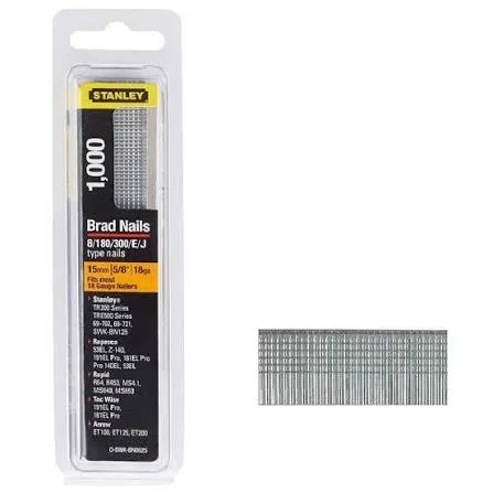 Stanley Brad Nail 15mm (1000)