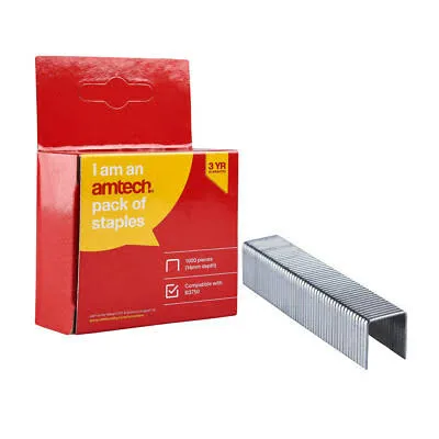 Amtech 10mm Staples (x 1000)