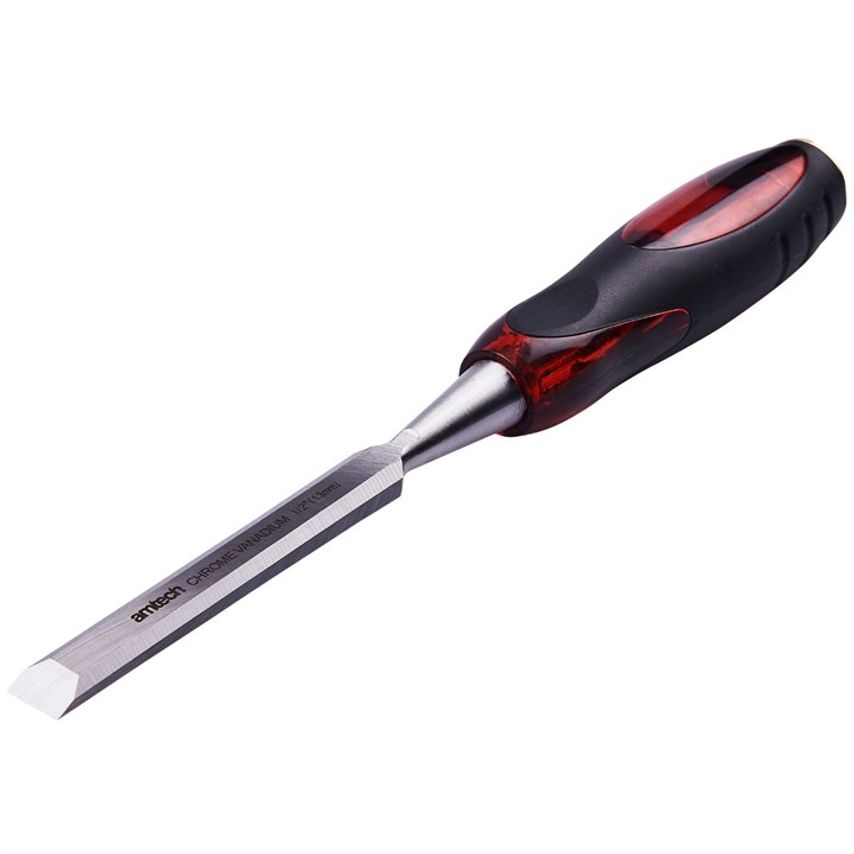 [E0510] Amtech 13mm (1/2") Wood Chisel with Soft Grip