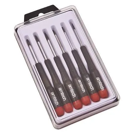 Amtech 6 Piece Precision Screwdriver Set