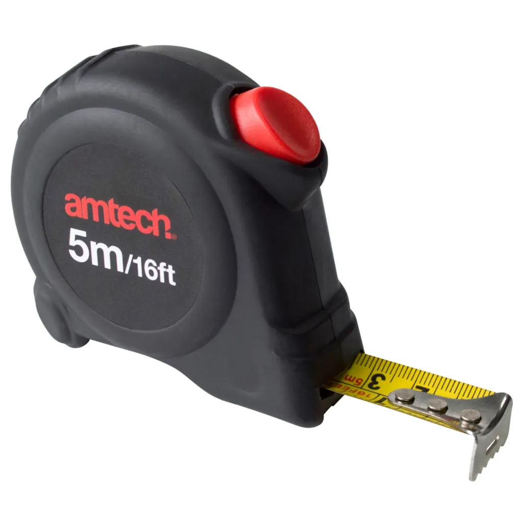Amtech 5m x 19mm Self-Locking Measuring Tape