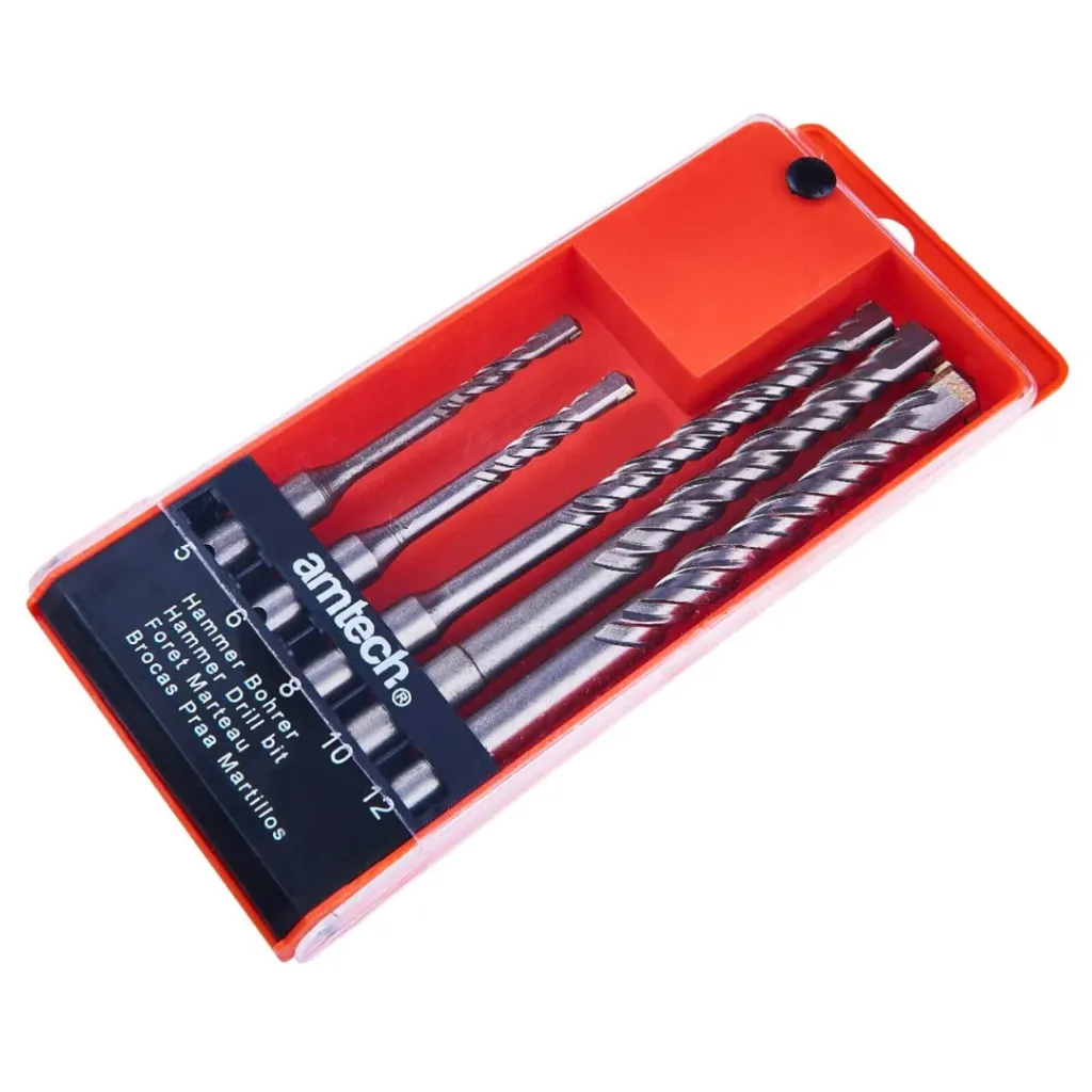[F0920] Amtech 5pc Sds Drill Bit Set