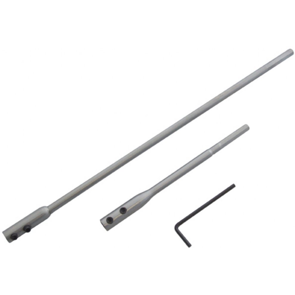 [F0770] Amtech 3 Piece Flat Wood Bit Extension Bar Set