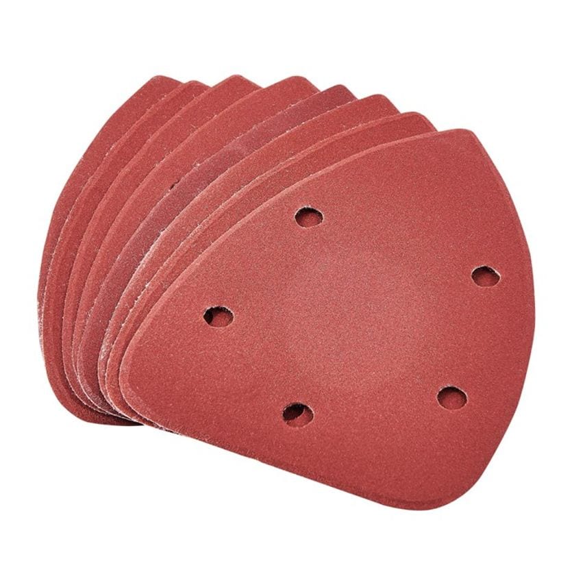 Amtech 10 x P240 Grit Delta Sanding Sheet (140mm x 140mm x 100m)