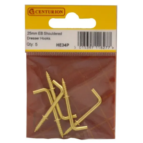 Centurion 25mm EB Shouldered Dresser Hooks (5 Pack)
