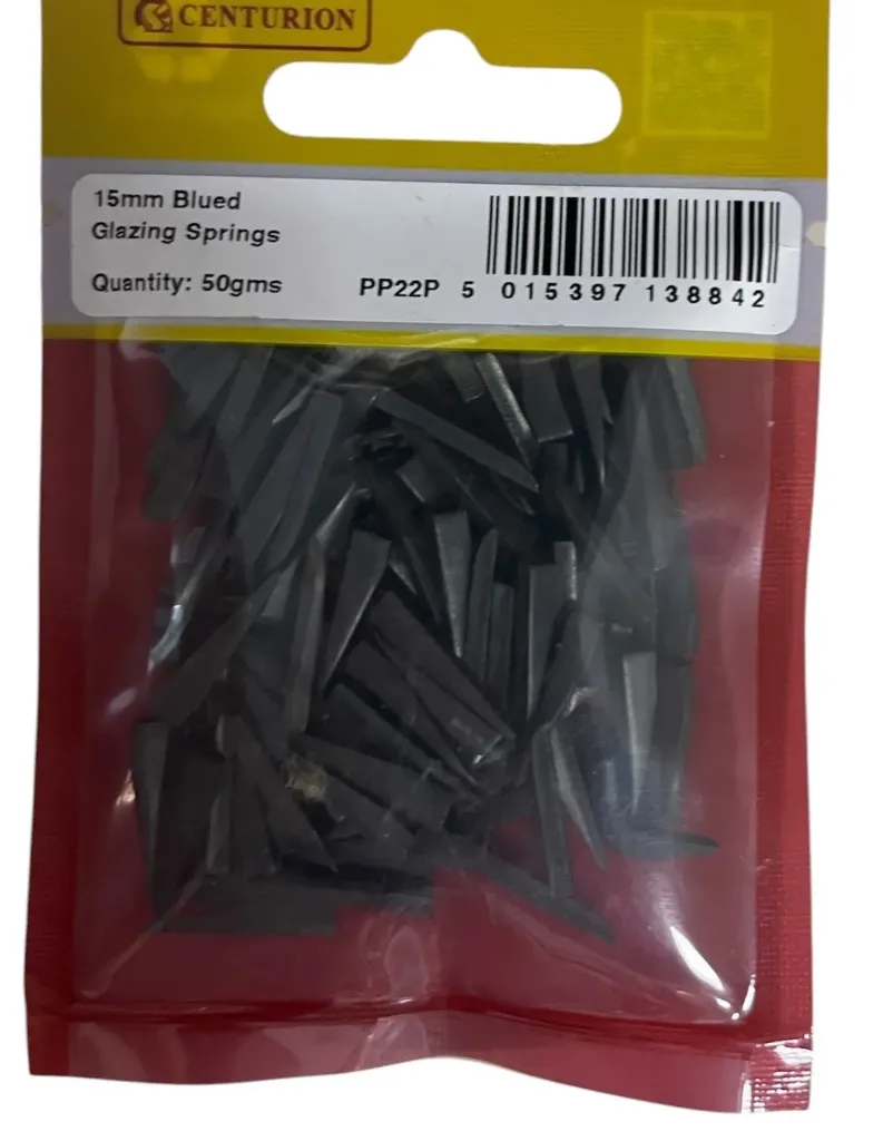 Centurion 15mm Blued Glazing Sprigs (50g)