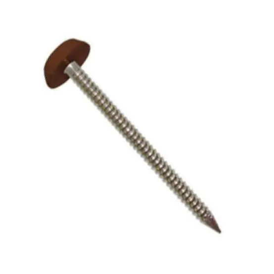 40mm Brown Poly Head Nails DS