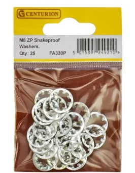 Centurion M8 ZP Shakeproof Washer (25 Pack)