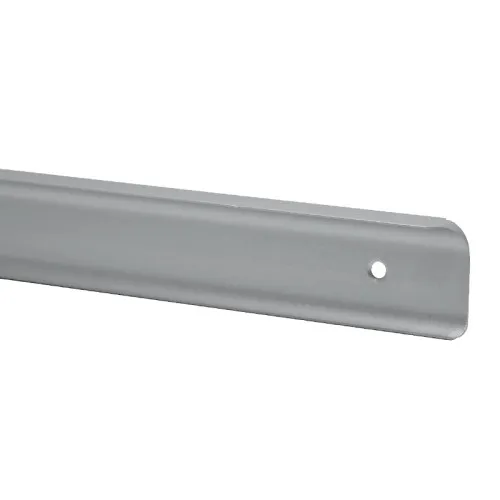 Cen 40mm Matt Silver Bullnose Corner Worktop Trim 10mm Radius Cj171p