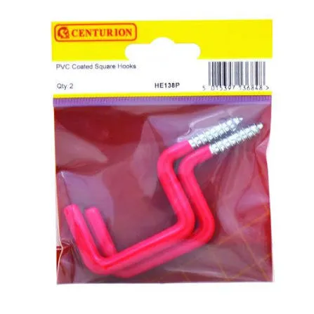 [HE138P] 86 X 35mm Square Hooks (pack Of 2)