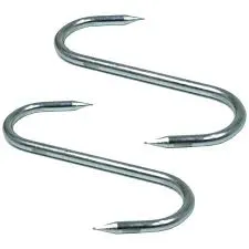 Centurion 100mm Zp 's' Butchers Hooks (pack Of 2)