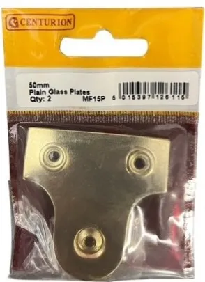 [MF15P] Centurion 50mm EB Plain Glass Plate (Pack of 2)