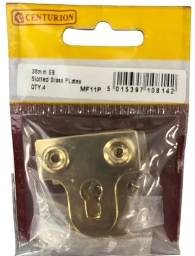 [MF11P] Centurion 38mm Eb Slotted Glass Plate (4 Pack)