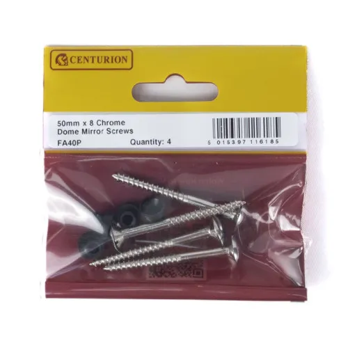 50mm X 8 Cp Dome Mirror Screws  (pack Of 4)