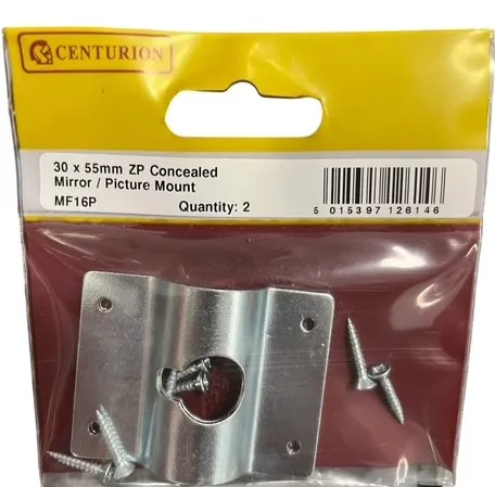 [MF16P] Centurion 30 x 55mm ZP Concealed Mirror/Picture Mount (Pack of 2)